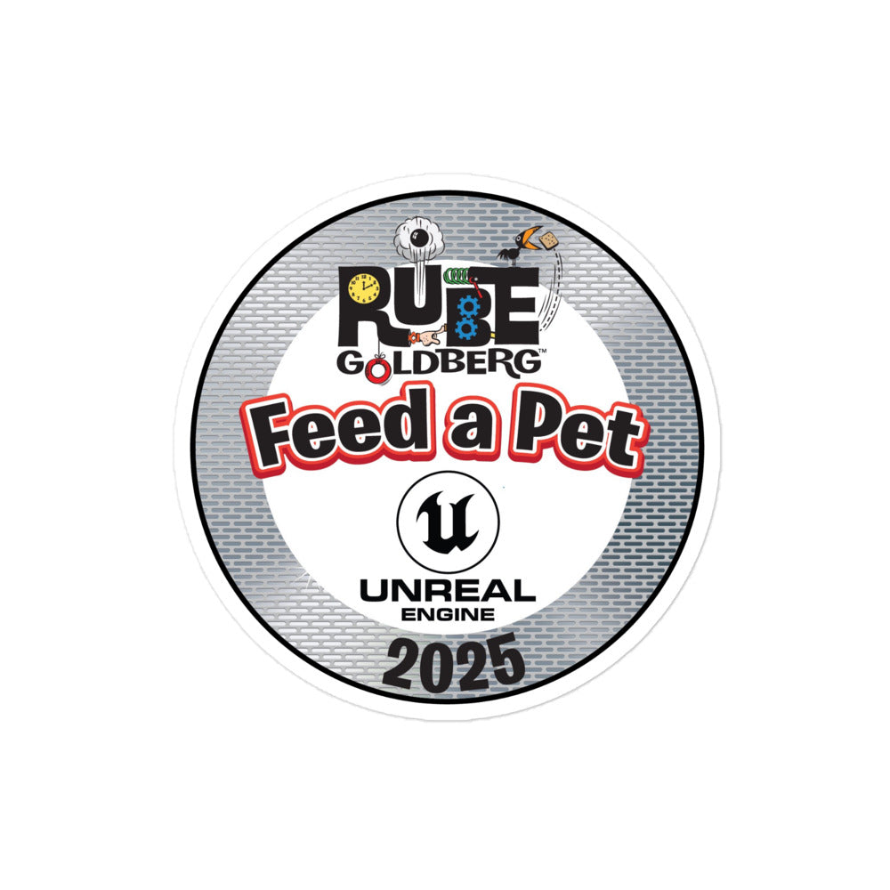 2025 Rube Goldberg Unreal Machine Contest Bubble-free Sticker