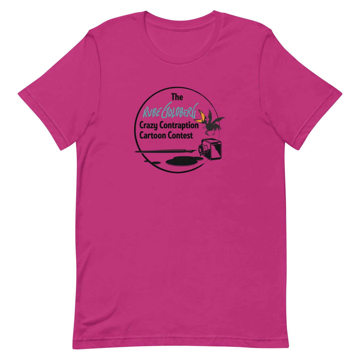 Rube Goldberg Official 2024 Cartoon Contest CUSTOMIZABLE TEE