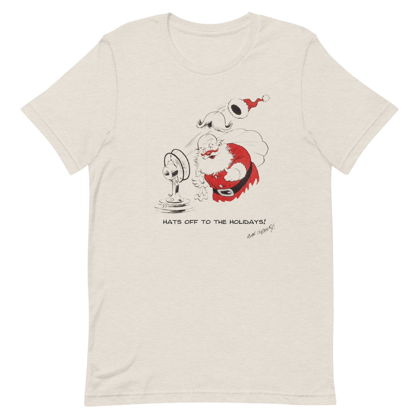 Hats off for the Holidays Rube Goldberg Tee