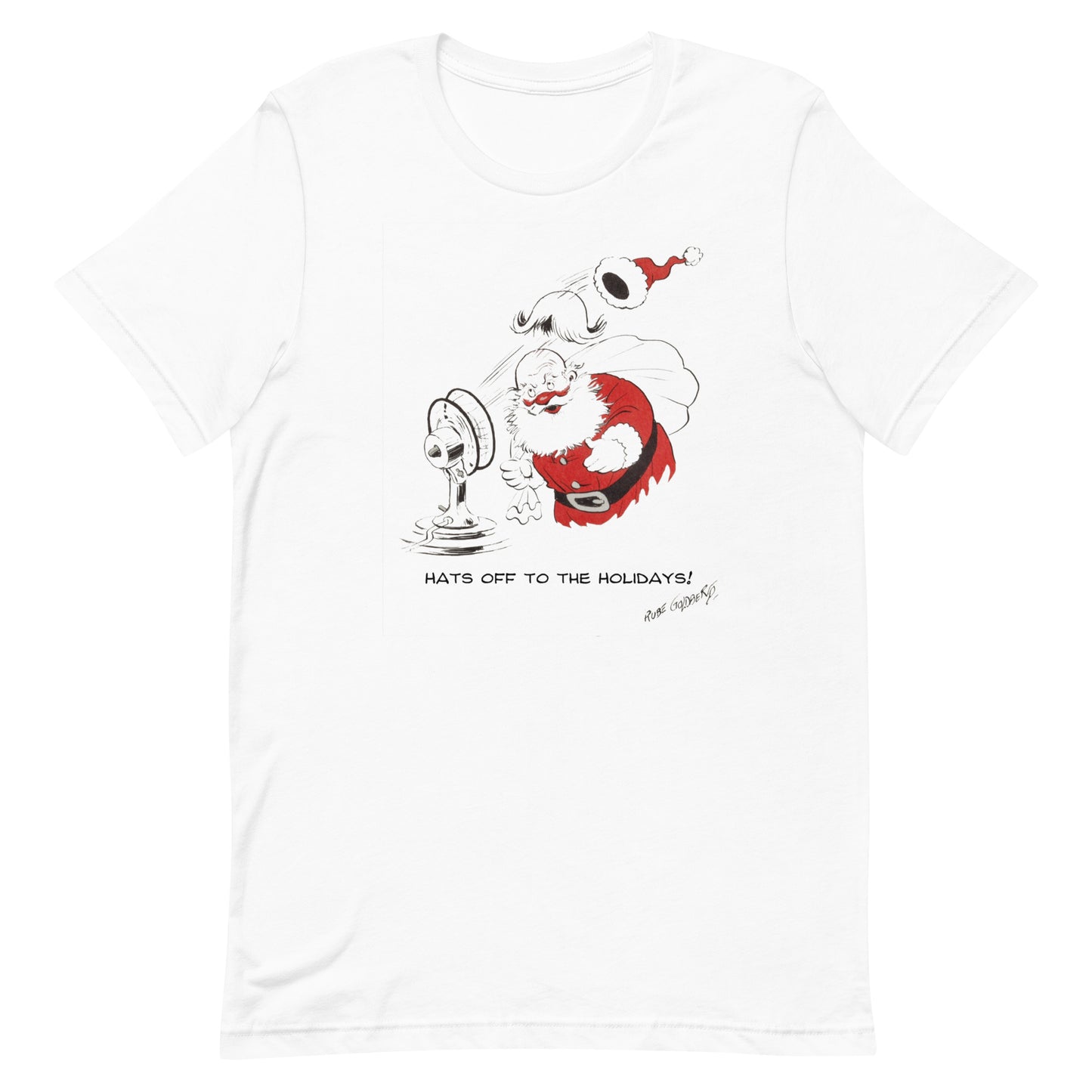 Hats off for the Holidays Rube Goldberg Tee