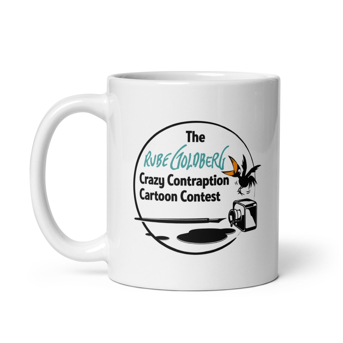 Rube Goldberg Official 2024 Cartoon Contest Mug