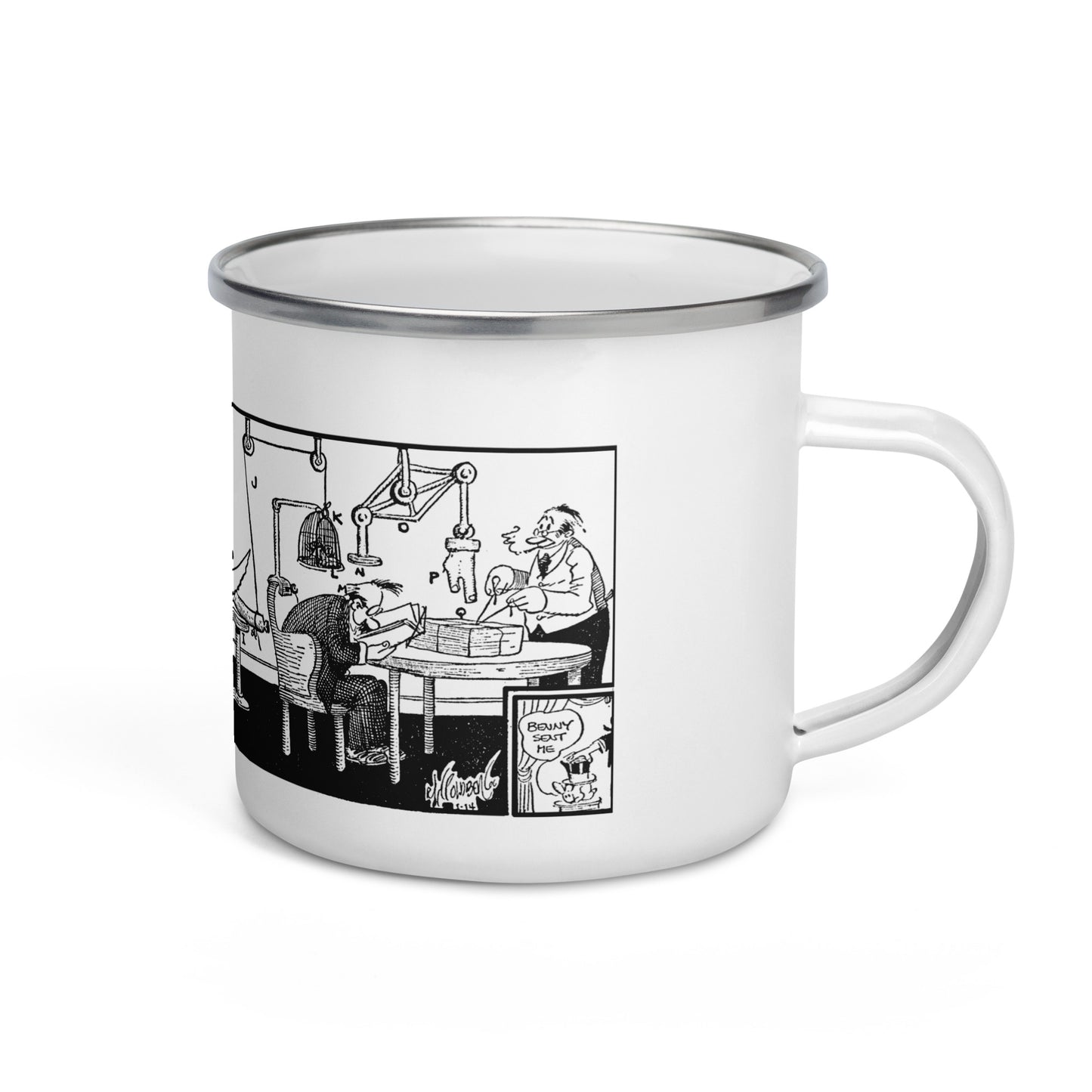 How to Wrap a Package Enamel Mug