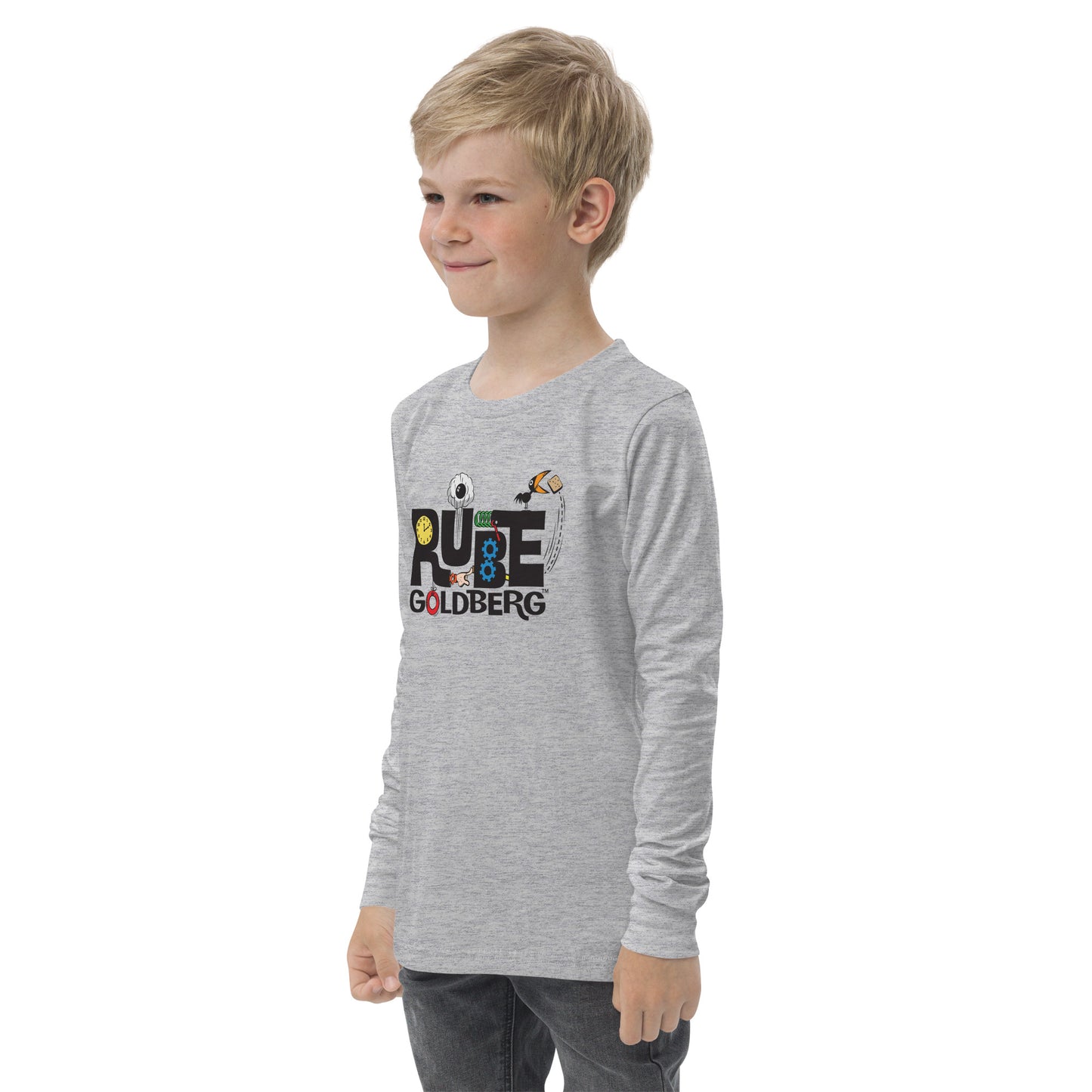 Rube Goldberg Youth Long Sleeve Tee