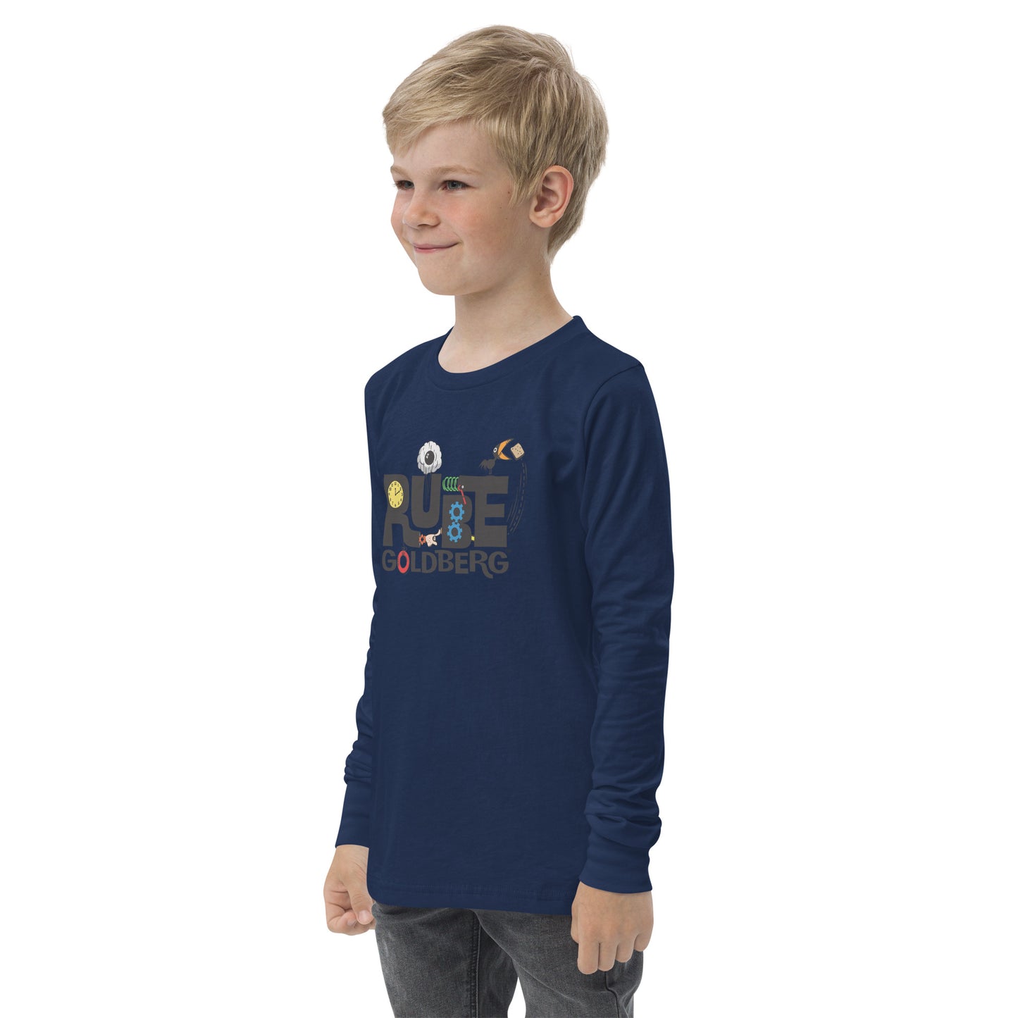 Rube Goldberg Youth Long Sleeve Tee