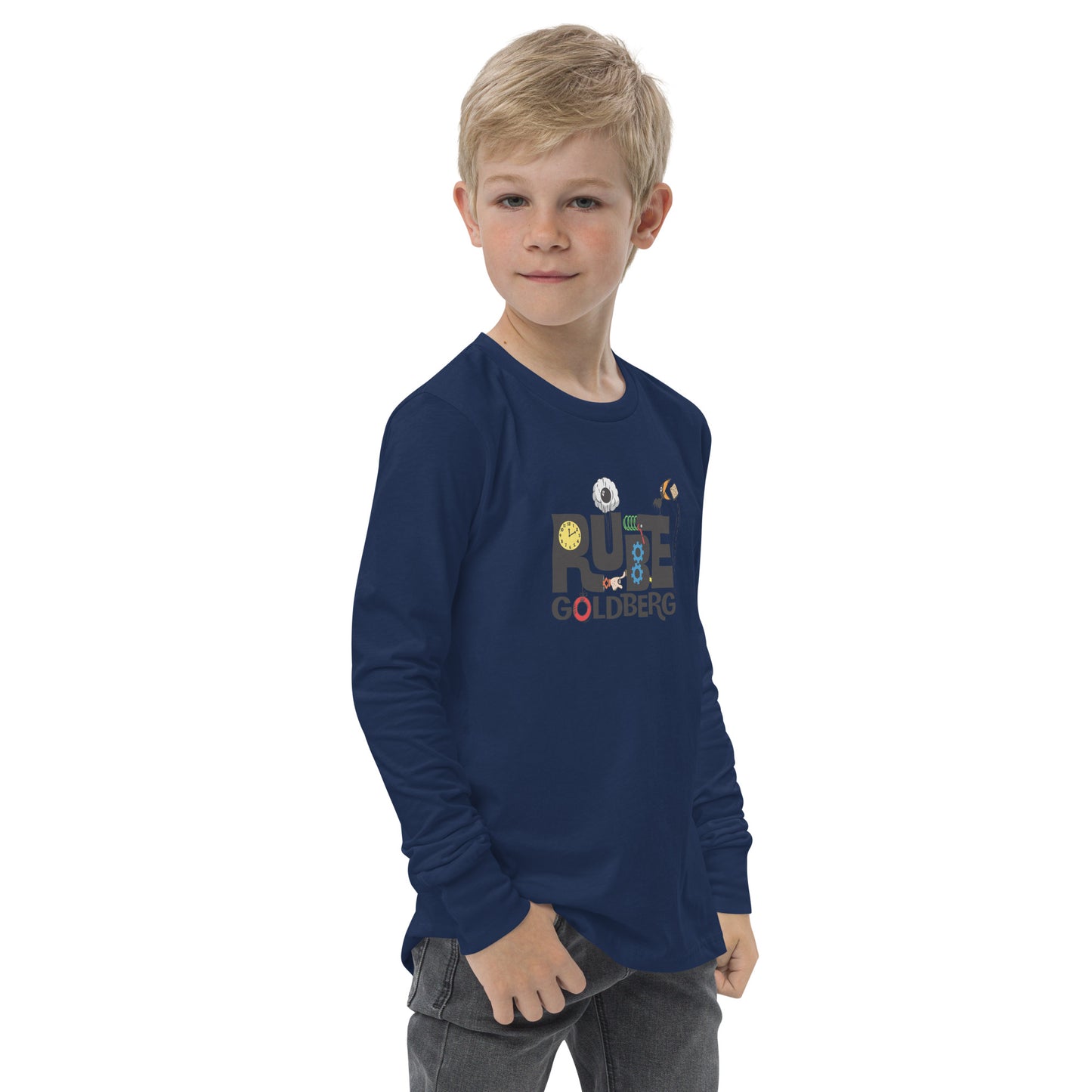 Rube Goldberg Youth Long Sleeve Tee