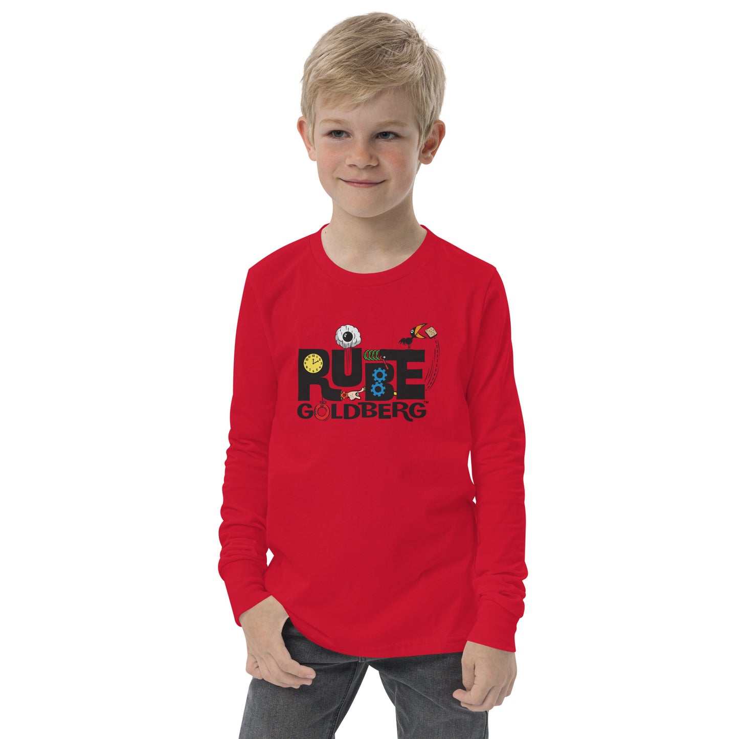 Rube Goldberg Youth Long Sleeve Tee