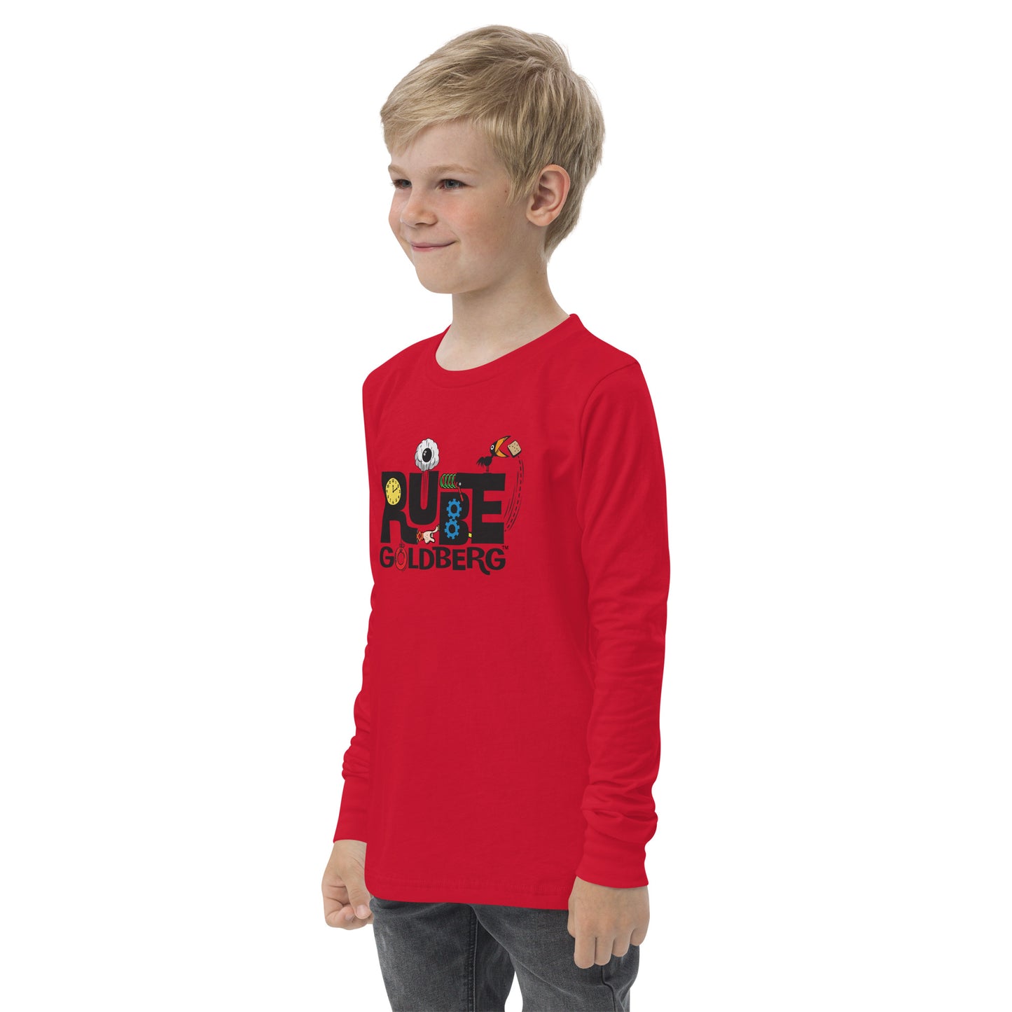 Rube Goldberg Youth Long Sleeve Tee