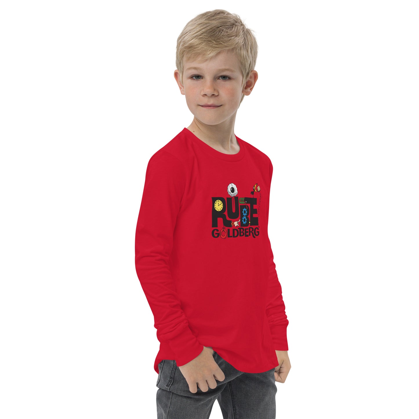 Rube Goldberg Youth Long Sleeve Tee