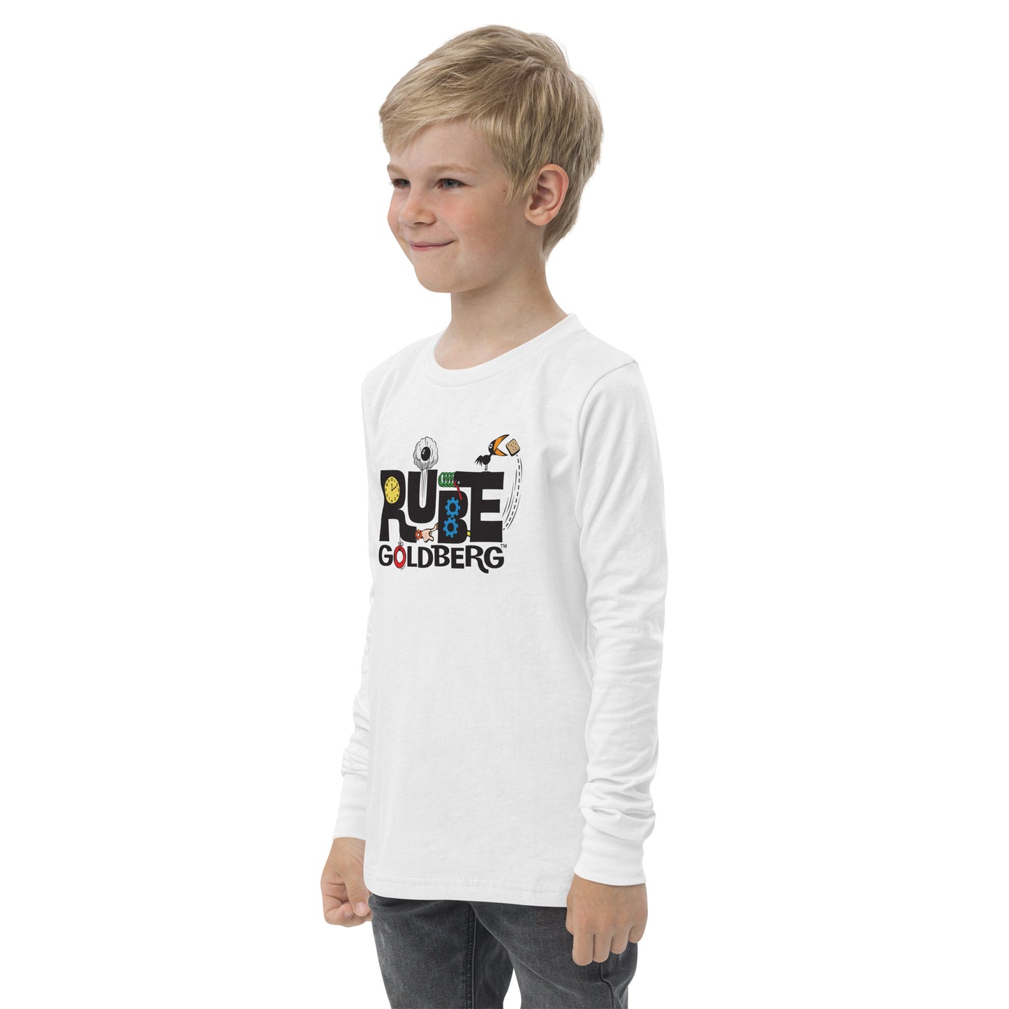 Rube Goldberg Youth Long Sleeve Tee