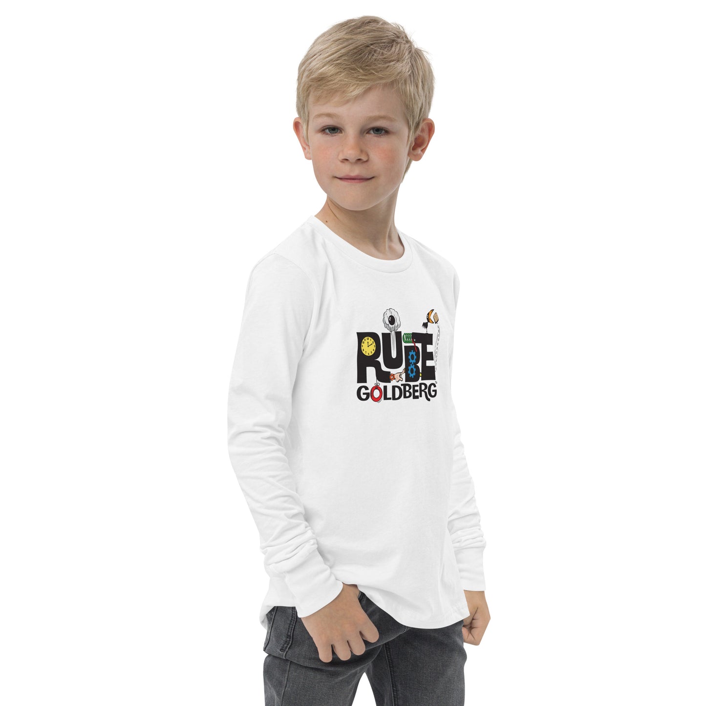 Rube Goldberg Youth Long Sleeve Tee