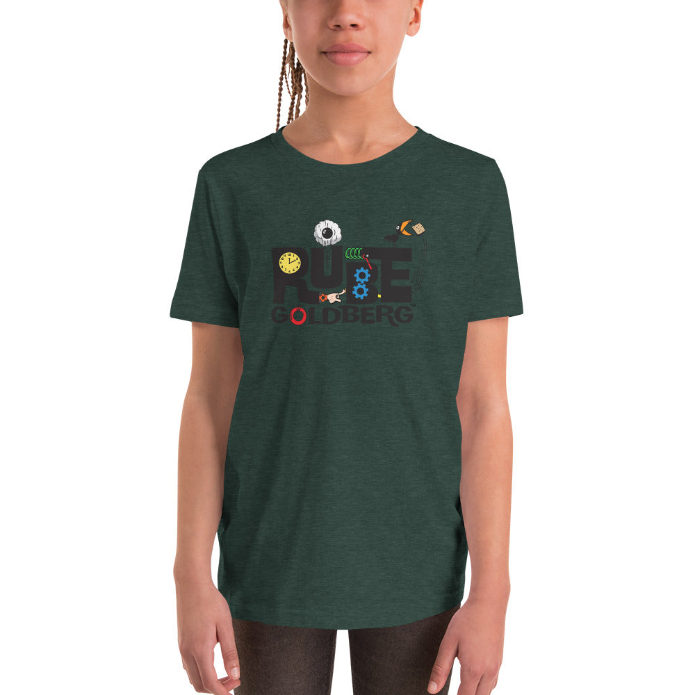 Rube Goldberg Logo Youth Tee