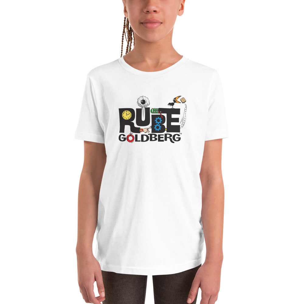 Rube Goldberg Logo Youth Tee