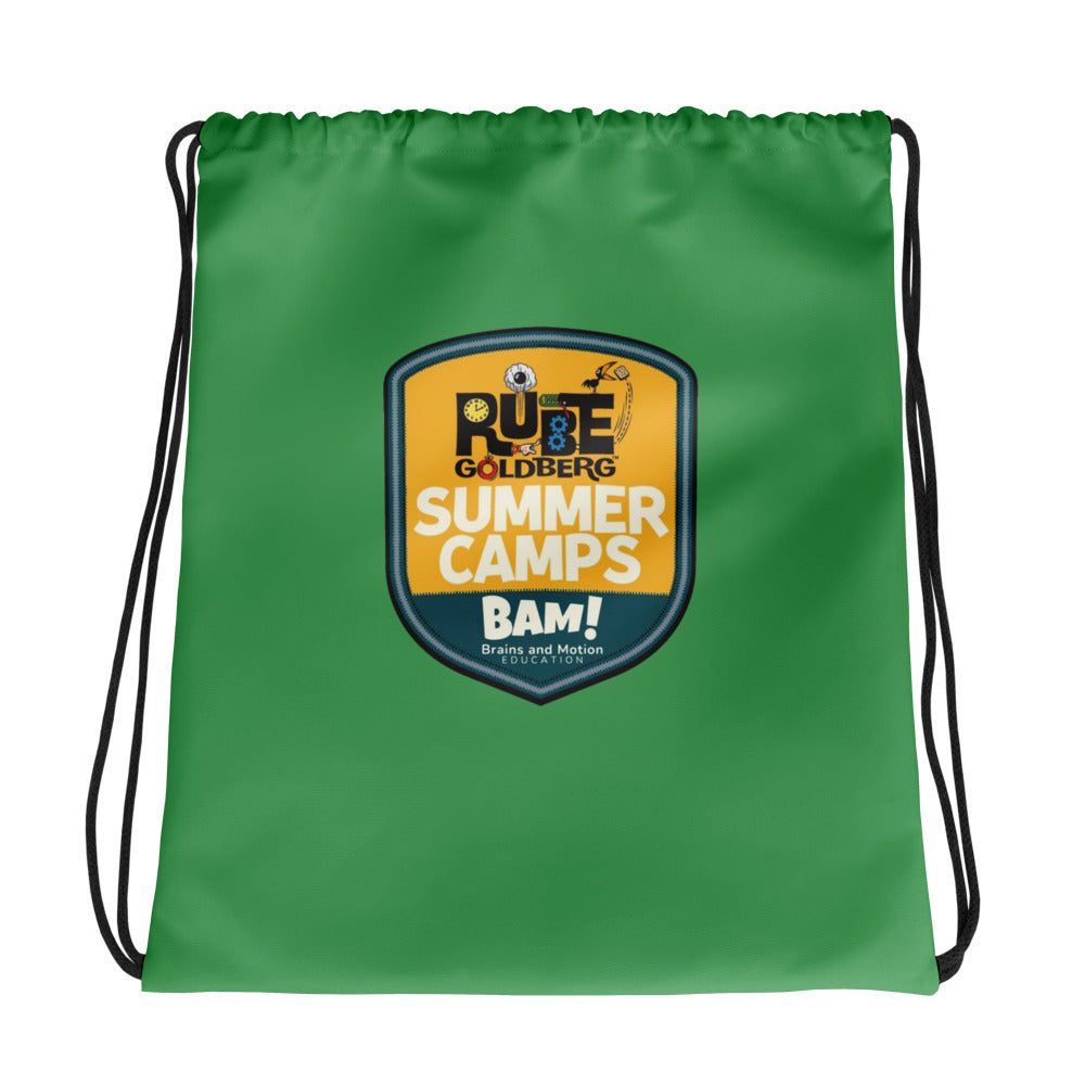 Rube Goldberg Official 2024 BAM Summer Camp Drawstring Backpack