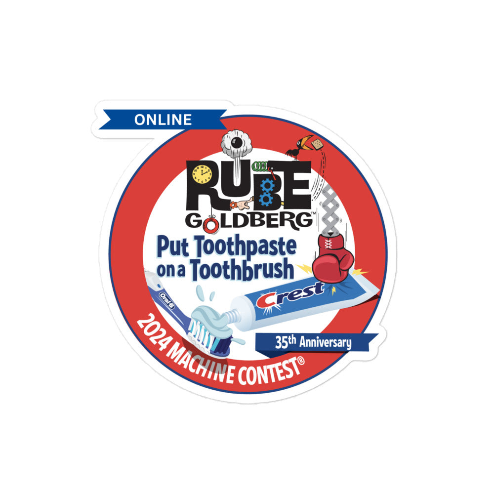 Rube Goldberg Official 2024 Online Machine Contest Sticker