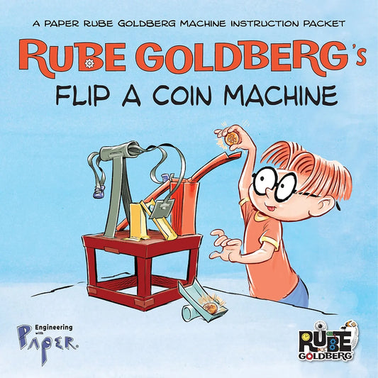 Flip a Coin - Paper Rube Goldberg Machine