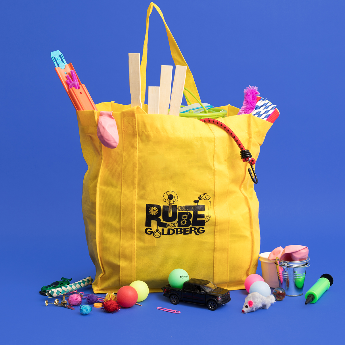 Rube Goldberg Speed-Build Bag