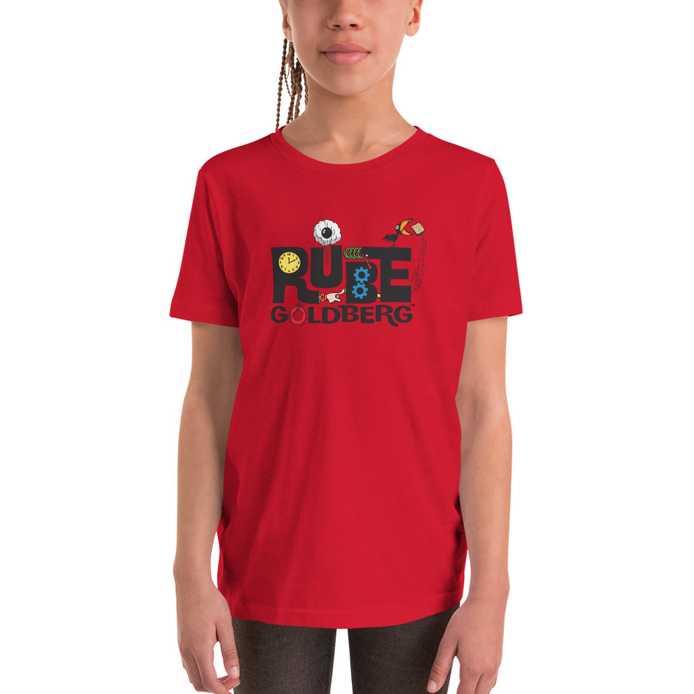 Rube Goldberg Logo Youth Tee – The Rube Goldberg Shop